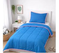 Couette Bleu Petrole - 1 personne - LEGERE - MORTREUX