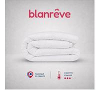 Couette Chaude 400 gr/m² - BLANREVE - Anti-Acariens - 200 x 200 cm - Blanc
