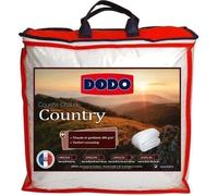 Couette Chaude 400gr/m² - DODO - COUNTRY - 140 x 200 cm - Blanc
