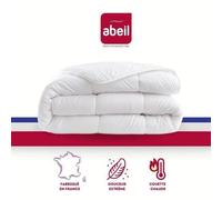 Couette Douceur Auvergnate - 200 x 200 cm - Chaude - 2 personnes - ABEIL Blanc G