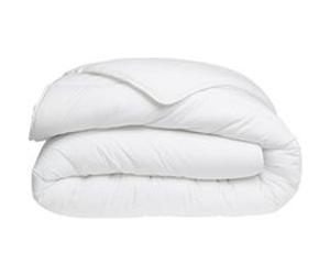Couette chaude blanche Country 240 x 260 cm - 400 g/m² Blanc G