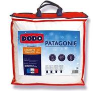 Couette Chaude DODO Patagonie, 240x260 cm, Blanc, Microluxe Polyester, Garnissage Fibre Creuse Siliconée 380g/m²