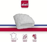 Couette Chaude Douceur Absolue, 200x200 cm, Microfibre Polyester, 400 gr/m², Blanc