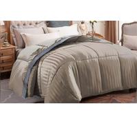 Couette chaude Luxe taupe : 240 x 260 cm