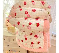 Couette Couleur Imprimée Couette Epaisse Moelleuse,A-200x230cm-4kg | Couette Hiver Edredon Duvet Gonflant Couverture Épaisse Très Chaude Pour Lit Confortable Et Douce,A-200x230cm-4kg