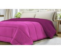 Couette d hiver bicolore : Gris foncé-noir / 220 x 260 cm