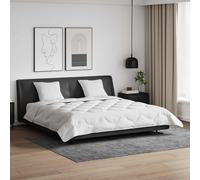 vidaXL Ensemble couette d'été 3 pièces – Microfibre blanche avec oreiller