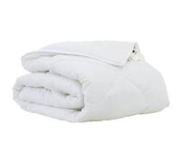 Couette d'été blanche - 202 x 136 x 3 cm - En microfibre de polyester - Respirante - Légère - Lavable - Garnissage pour chambre à coucher - Couette toute l'année - Couette confortable