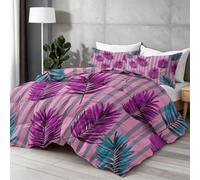 Couette D'été Ciel étoilé, Forêt, Scène de Nuit Couette Été en Polyester 220 x 240 cm Lavable Imprimée Legere et Fine, Douce Et Confortable, Légère Et Respirante Forêt Enchantée MystiqueBleu Marine