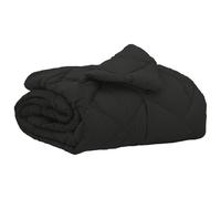 Couette d'été noire 200 x 140 cm en microfibre, couette légère avec rembourrage en polyester, respirante, lavable, certifié Oeko-Tex Standard 100, idéale pour les nuits chaudes dans la chambre à