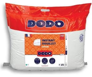 Couette DODO Instant Douillet, 220 x 240 cm, 2 Personnes, Garnissage 300g/m², Enveloppe 100% Polyester, Blanche