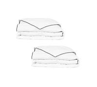Vidaxl Couette En Duvet D'hiver 2 Pcs 135 X 200 Cm