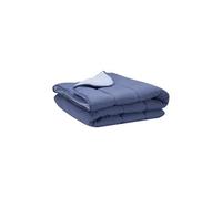 PIKOLIN Couette 260 x 240 cm 300 g Tempérée en Fibre Ecolofil pour Lit 2 Personnes - Couette Réversible Toucher Plume, Lavable, Douce et Respirante - Bicolore Gris Clair/Gris Naturel