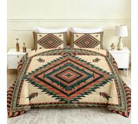 Couette Été 160x200 Aztèque Couette sans Housse Imprimée Tribal Sud-Ouest