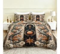 Couette Été 160x200 Serpent Gothique Couette sans Housse Bohème Vintage