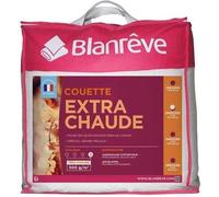 Blanrêve Couette extra chaude Microfibre 200 x 200 cm 500 g/m² Blanc