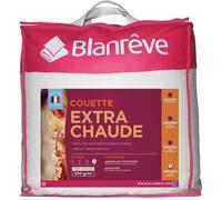 Couette Extra Chaude Microfibre - BLANREVE - 240 x 260 cm - Blanc