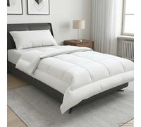 Couette FULDA Blanc 90% duvet de canard Linge lit Housse Couverture en vidaXL vi