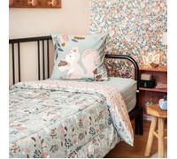 Couette imprimée 240x260 cm avec taies Coton Tamia