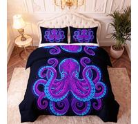 Couette Imprimée Fantaisie, Couette 4 Saisons Motif Pieuvre Tentacule