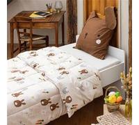 Couette Imprimée Lapin 140x200 cm + 1 Taie d'oreiller 60x60 cm - BUNNY - ALTOBUY Multicolore G