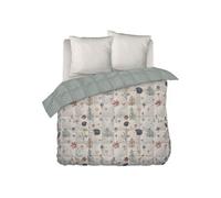 Couette Imprimée Motifs Hérisson 240x220 cm + 2 Taies d'oreiller 60x60 cm - GEDEON - ALTOBUY Blanc G