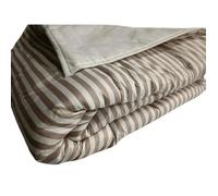 Couette imprimée/Non tissé - MORTREUX - 140 x 200 - LÉGÈRE - Synthétique - Beige