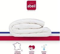 Couette Légère Abeil Nuage de Douceur, 240x260 cm, Blanc, Oeko-Tex, Idéale Été
