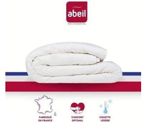 Couette Légère Abeil Nuage de Douceur, 240x260 cm, Blanc, Oeko-Tex, Idéale Été