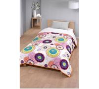 Couette légère imprimée / Non tissé blanc - 1 personne 140 x 200 - MORTREUX