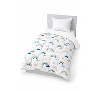 Couette légère imprimée Rainbow / non tissé blanc - 1 personne 140 x 200 - 13038-24-D
