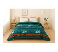 Couette légère imprimée Végétal - 1 ou 2 personnes 200x200 - Spécial été - MORTREUX