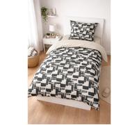 Couette légère - MORTREUX - Imprimée Uni gris clair - 140x200 cm - 250g/m² Polyester - Toutes saisons