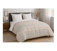 Couette légère Nat géo / Non tissé blanc - 1 ou 2 personnes 200 x 200 - MORTREUX
