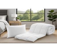 Couette Magique mi-saison Sampur XXL pliable et zippable : 135 x 200 cm / Gris
