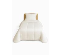 Couette Microfibre blanche - Tempérée - 1 personne 140 x 200 - 13064