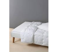 Couette microfibre tempérée effet gonflant blanc 140X200