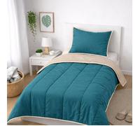 Couette - MORTREUX - 140x200 - Tempérée - Microfibre - 300g/m² fibre creuse