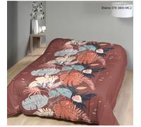 Couette - MORTREUX - Ebène - 140x200 cm - Tempérée - Microfibre - 300 gr/m²