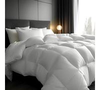 Couette Naturelle Hiver 360 g/m² - Fabrication française - Garnissage 30% Duvet et 70% plumette - Chaude et gonflante