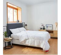 Couette nordique en duvet - PIKOLIN HOME - 96% duvet d'oie - 260x240 cm - 220 gr/m² - Blanc - Hiver - Tissu 100% coton