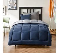 Couette réversible Unyqoos® pour les 4 saisons – Couette matelassée pour toute l'année, garnissage de 300 g/m², 8 attaches d'angle, Öko-Tex Standard 100, lavable en machine