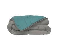 Couette Sans Housse Lavable Zelesta Easybed Light - Gris Clair & Vert De Mer - 240x220 Cm Gris Clair & Vert de Mer