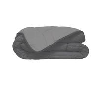Couette Sans Housse Lavable Zelesta Easybed Light - Gris Foncé & Gris Argenté - 240x220cm Gris Foncé & Gris Argenté