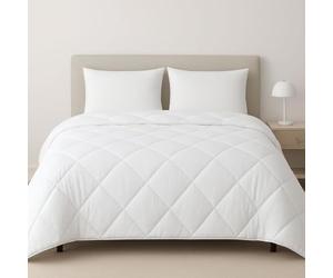 Couette synthétique 400g/m² Lavable à 95° Fabriquée en France - 200x200 cm | Garnissage fibre creuse siliconnée • Enveloppe microfibre douce • Lavable à haute température • Testée en milieu pro