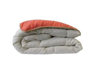 Couette tempérée Beige/Corail - 2 personnes 220 x 240 - MI SAISON - MORTREUX