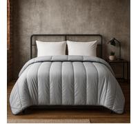 Couette Tempérée Gris Clair - 2 personnes 240 x 260 - Toutes saisons - MORTREUX