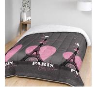 Couette tempérée imprimée - MORTREUX - Paris - 240 x 260 cm - 300 g/m² - Microfibre imprimée / dessous non tissé
