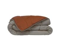 Couette - Toison d'Or - Cocoon été - Microfibre - 220x240 cm - Orange et marron