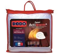 Dodo Couverture très Chaude 450 g/m² Super ACTIWARM 200 x 200 cm Blanc